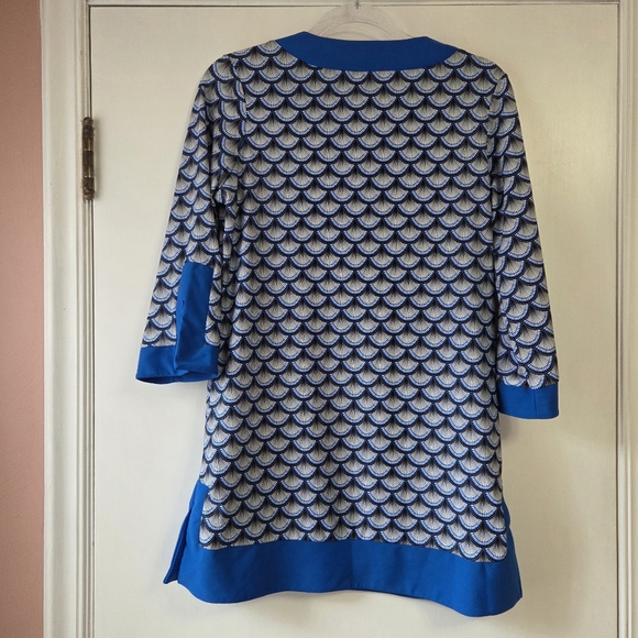 CABANA LIFE Tunic Top Blue Clamshell Large - Picture 3 of 8